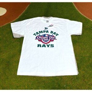 Tampa Bay Rays 2006 Opening Day TShirt Large Promo Limited Edition Inaugural NWT